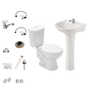 Combo de baño completo con set de instalación. - EDESA