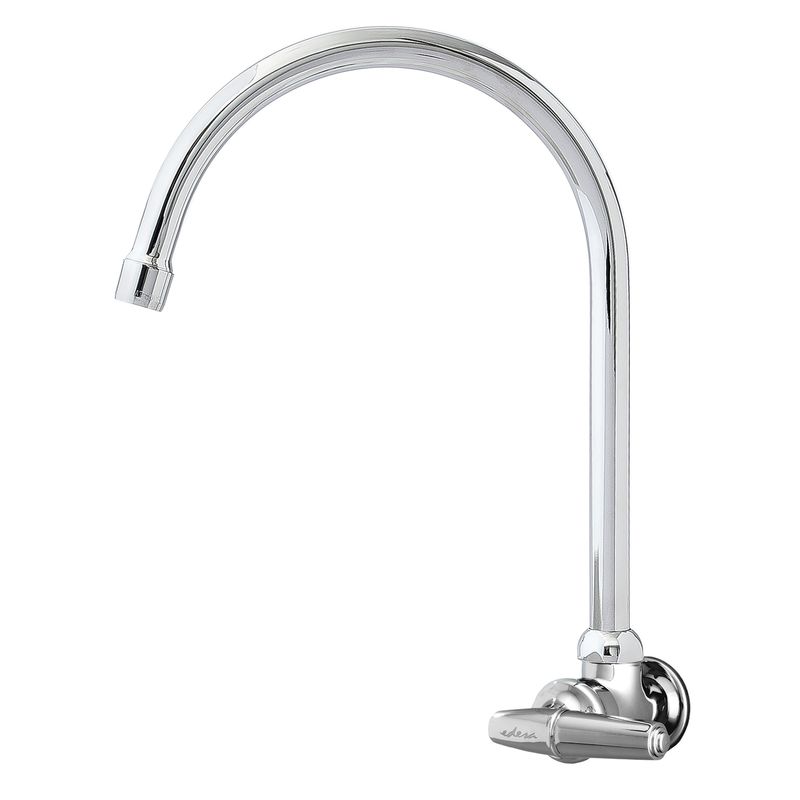 Llave-sencilla-Corvus-de-pared-para-cocina-de-laton-cromado.