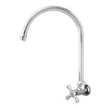 Llave-sencilla-New-Princess-de-pared-para-cocina-de-laton-cromado.