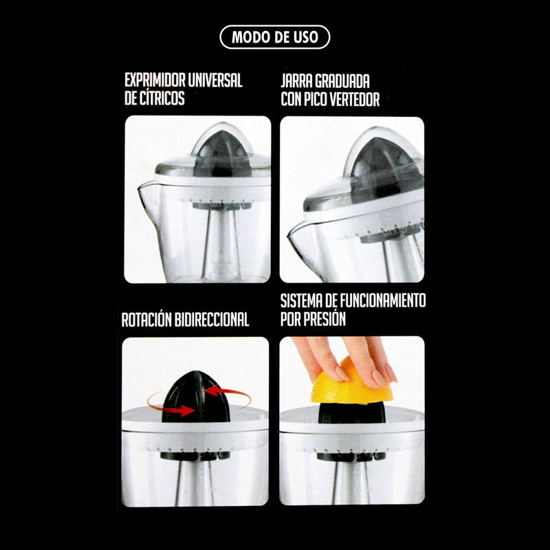 Exprimidor-electrico-de-30W-con-capacidad-de-1lt.