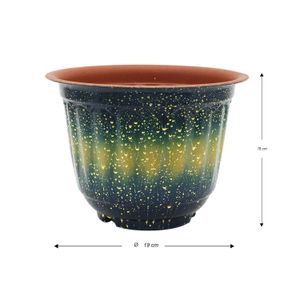 Maceta redonda de 14,5 cm de polipropileno, modelo 6. - WRT