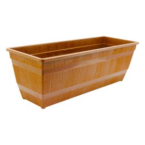Maceta rectangular de 16 cm de plástico polipropileno. - BABA