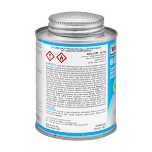 Pegamento para tuberías PVC cemento solvente, 237 ml. - WELD ON