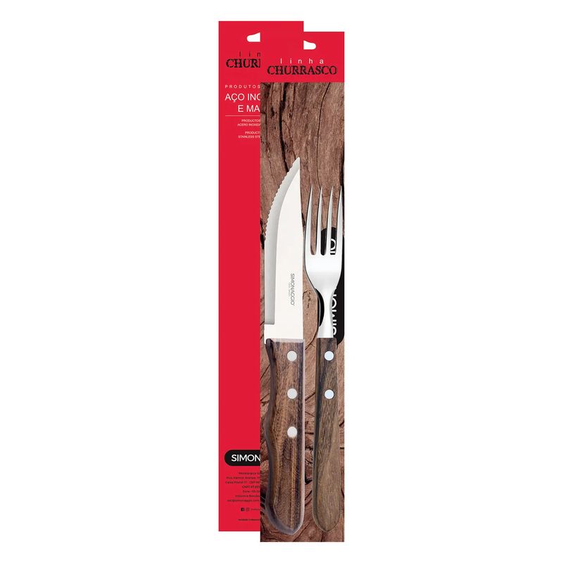Set-de-cuchillo---tenedor-de-cocina-fabricados-en-acero-inoxidable-con-mangos-de-madera--pack-x-2