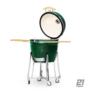 Parrilla KAMADO PREMIUM de 21" con interior cerámico. - K PRO