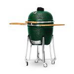 Parrilla-KAMADO-PREMIUM-de-21--con-interior-ceramico-alimentado-por-carbon.-Asa-hornea-guisa-rostiza-y-ahuma.