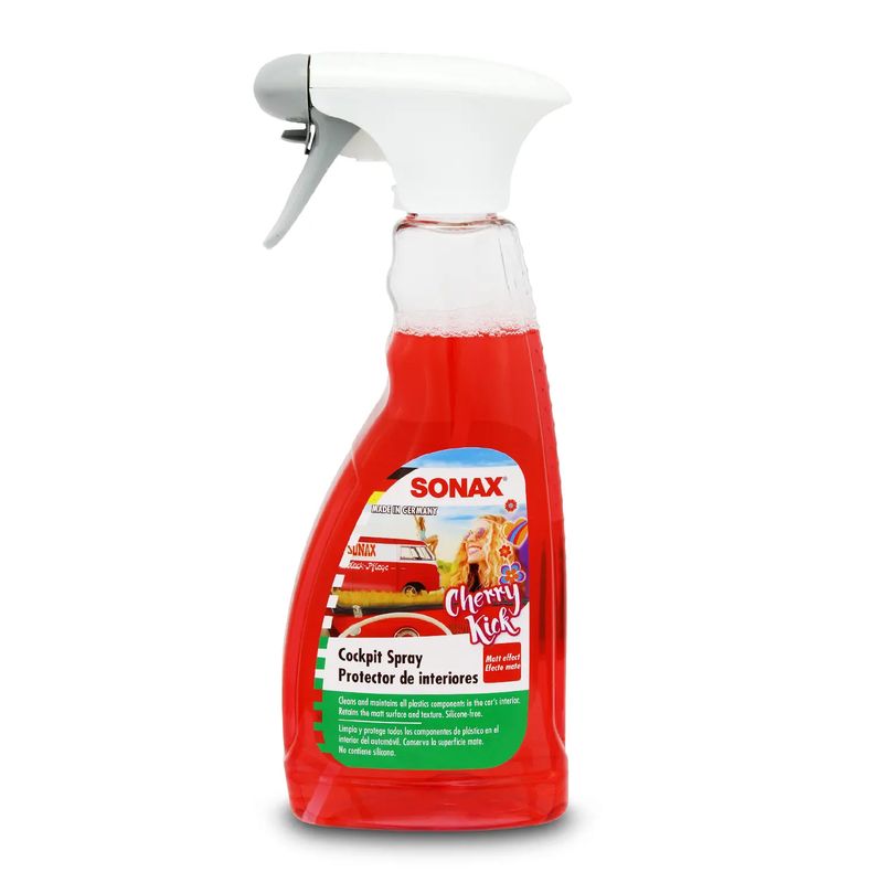 Protector-para-interiores-de-acabado-mate-con-aroma-CHERRY-KICK-para-el-interior-del-automovil--500-ml