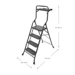 Escalera-plegable-de-4-escalones-con-practico-agarre-de-mano-peldaños-robustos-y-anchos-con-piso-antiderrapante