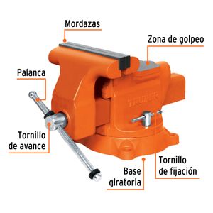 Entenalla de 8" uso industrial de hierro nodular - TRUPER