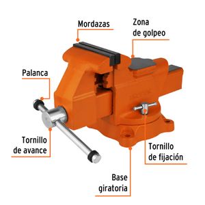 Entenalla de 5" uso industrial de hierro nodular - TRUPER
