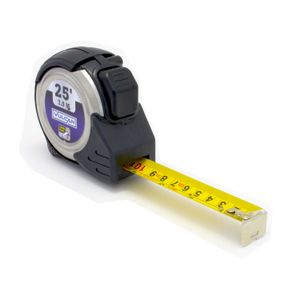 Flexómetro color negro de 7,5 m - VULCAN