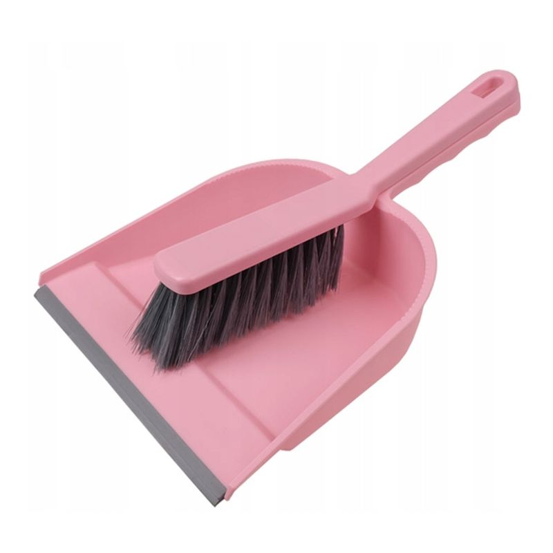 Set-de-limpieza-varios-colores-de-plastico-con-cerdas-semirigidas.