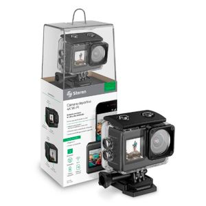 camara deportiva sumergible 4K Wi-Fi* con doble pantalla - STEREN