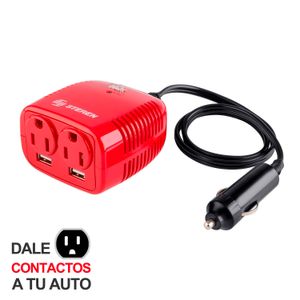 Inversor de corriente automotriz de 150W (12 Vcc a 110 Vca) - STEREN