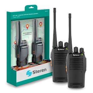 Radios intercomunicadores de comunicación directa a gran distancia con todo tu equipo de trabajo o en campamentos - STEREN