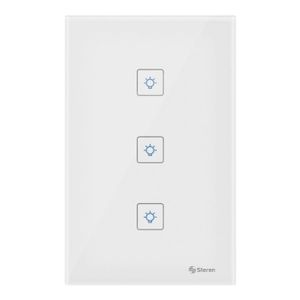 Interruptor smart luminación inteligente. Controla el encendido y apagado desde la palma de tu mano - STEREN