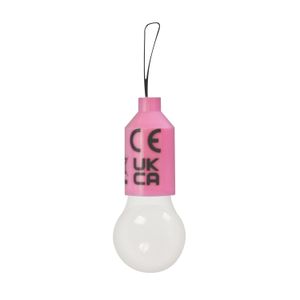 LLavero mini bombilla fabricado en polipropileno y metal de 5,5 cm. - ORGILL