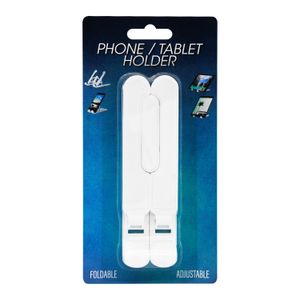 Soporte porta smartphone y tablet de estructura plástica con almohadillas antideslizantes. - ORGILL