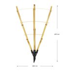 Espaldar-para-plantas-trepadoras-con-estructura-triangular-de-bambu.
