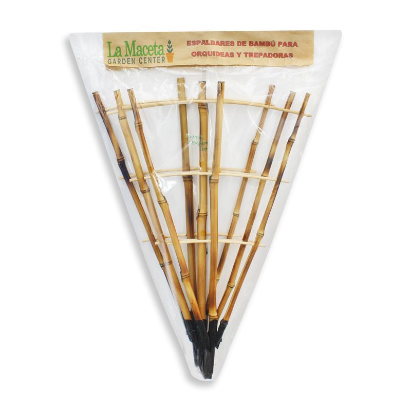 Espaldar-para-plantas-trepadoras-con-estructura-triangular-de-bambu.
