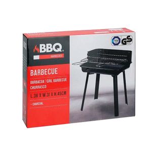 Parrilla BBQ de acero inoxidable con parrilla desmontable. - BBQ