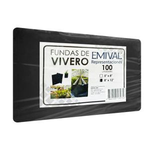 Fundas para vivero de 33,5 x 21 cm con perforaciones de ventilación. - EMIVAL