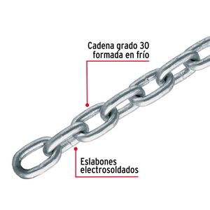 Cadena galvanizada de 1/4" C/M BL431KG FIERO - FIERO