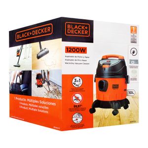 Aspiradora de 1200 W con capacidad interna de aspirado de 10 L. - BLACK + DECKER