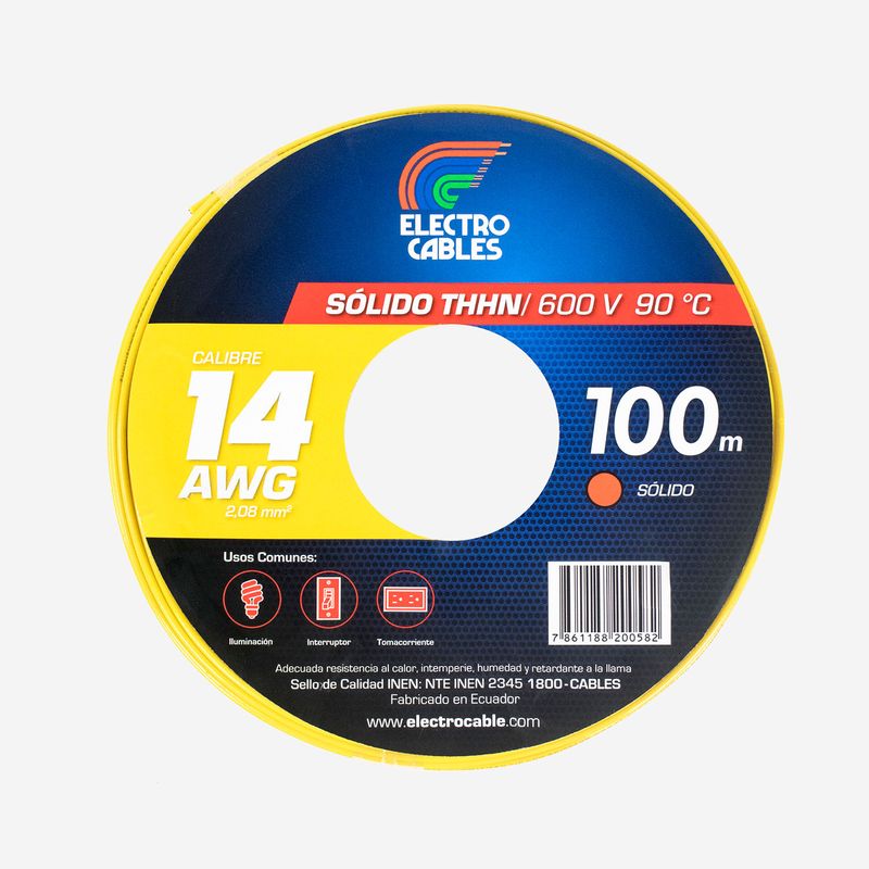 Cable-Electrico-solido-14-THHN-amarillo