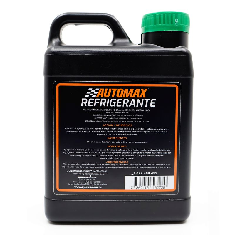 Refrigerante-Automax-VERDE-Refrigerante-para-radiador-tecnologia-hibrida-VERDE.-1-Lt
