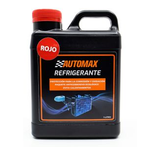 Refrigerante Automax ROJO Refrigerante para radiador tecnología hibrida ROJO. 1 Lt - QUALCO