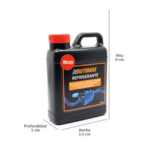 Refrigerante Automax ROJO Refrigerante para radiador tecnología hibrida ROJO. 1 Lt - QUALCO
