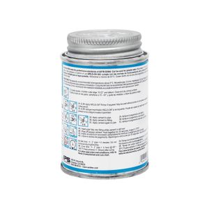 Pegamento para tuberías PVC-U cemento solvente, 118 ml. - WELD ON