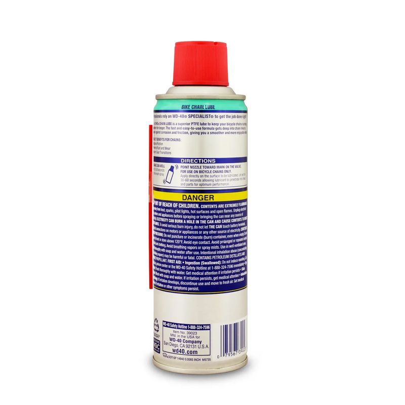 Aceite-Multiuso-WD-40-Specialist-Bike-Chain-Lube-es-un-lubricante-para-todas-las-condiciones-que-protege-las-cadenas-de-las-bicicletas-en-condiciones-secas-humedas-o-variables.-El-aerosol-en-aerosol-rapido-y-facil-de-usar-ayuda-a-prevenir-chirridos-y-prolonga-la-vida-util-de-la-cadena.
