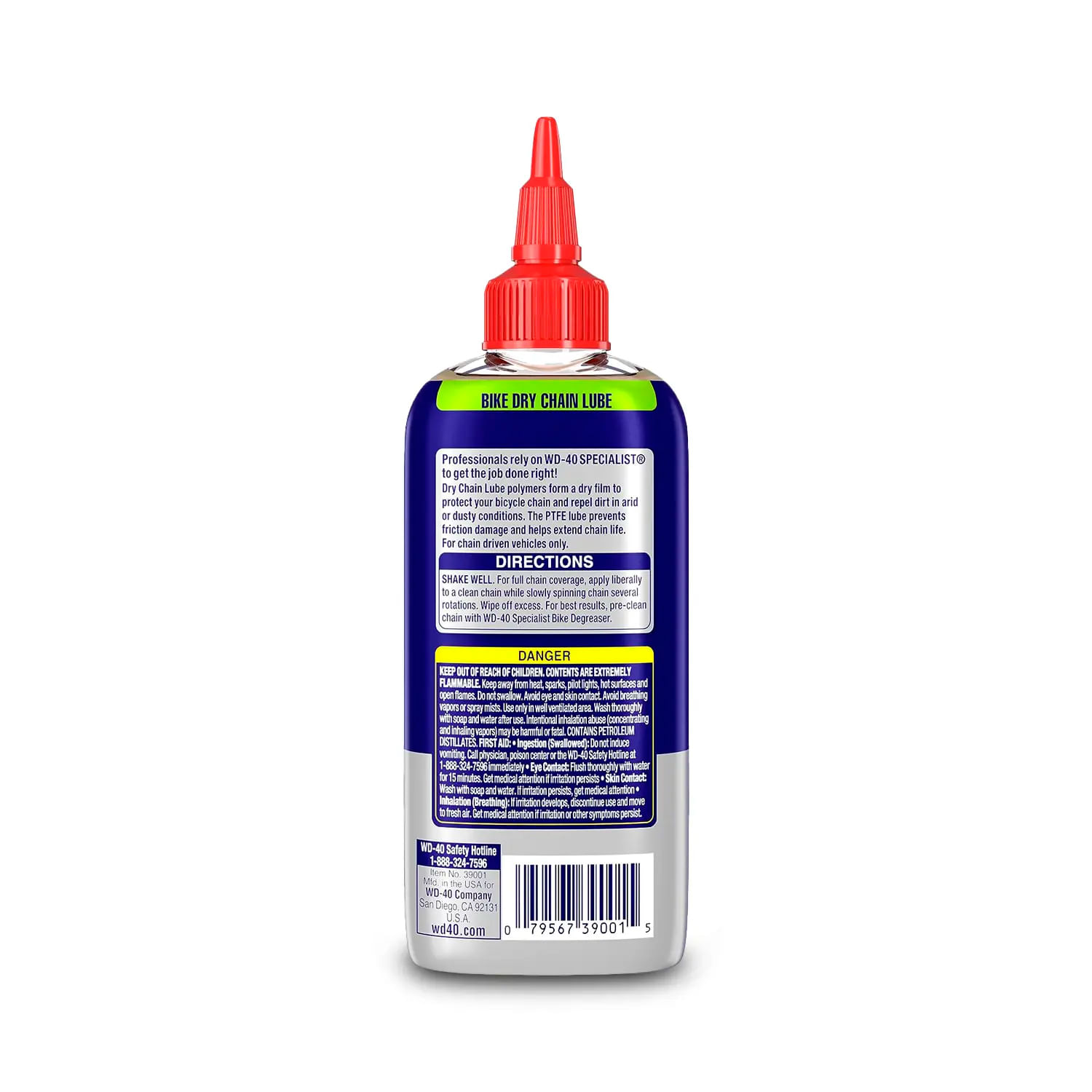 WD-40 Specialist Bike Desengrasante Y Lubricante De Cadena Seca (10 Onzas, 4 Onzas