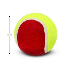 Juguete para mascotas tipo pelota de tenis de 7,5 cm de diámetro. - WRT