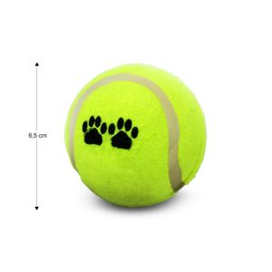 Juguete para mascotas tipo pelota de tenis de 6,5 cm de diámetro. - WRT