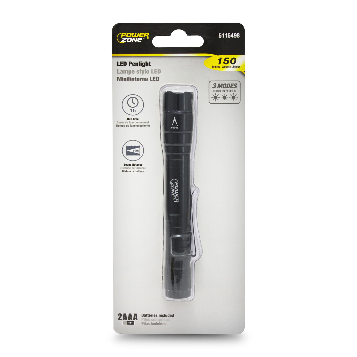 WdtPro Linternas Recargables De Alto Lúenes, 1 Paquete De 10 Linternas EDC Superbrillantes De