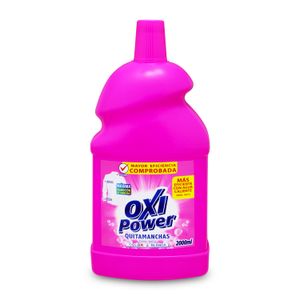 Quitamanchas líquido formulado para ropa blanca y de color; 2 lt. - OXI POWER