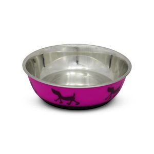 Plato para perro de 17 cm con interior de acero inoxidable. - ORGILL