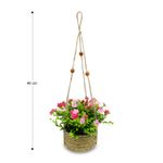 Planta-decorativa-de-18-cm-artificial-con-FLORES-COLORIDAS.