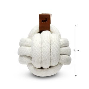 Juguete masticador para perro tipo pelota de 10 cm. - DOGS COLLECTION