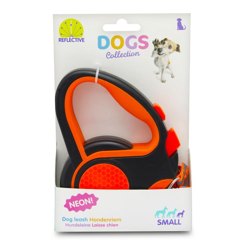 Correa-retractil-para-perros-de-5-m-con-estuche-y-cinta-reflectiva-naranja.