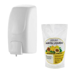 Dispensador de alcohol o jabón líquido de accionamiento manual; 500 ml. - IPL CORP