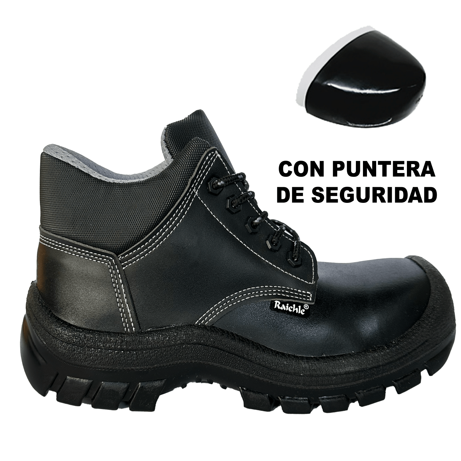 Botin 37 Raichle 1/2 Cana Negro P/A RAICHLE Kywi