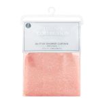 Cortina-para-baño-ROSA-de-180-x-180-cm-con-diseño-escarchado-semitransparente.
