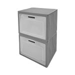 Caja-organizadora-plegable-GRIS-de-60-x-30-cm-de-2-niveles-con-tapa.