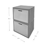 Caja-organizadora-plegable-GRIS-de-60-x-30-cm-de-2-niveles-con-tapa.