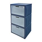 Caja-organizadora-plegable-Azul-de-90-x-30-cm-de-3-niveles-con-tapa.