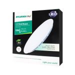 Panel-LED-redondo-de-estructura-metalica-blanca-para-EMPOTRAR.